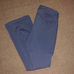 Size 6 Blue/Gray Kick-boot pants